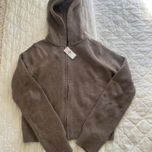 GAP Cashsoft Sweater Zip Up Hoodie: Brand New!
